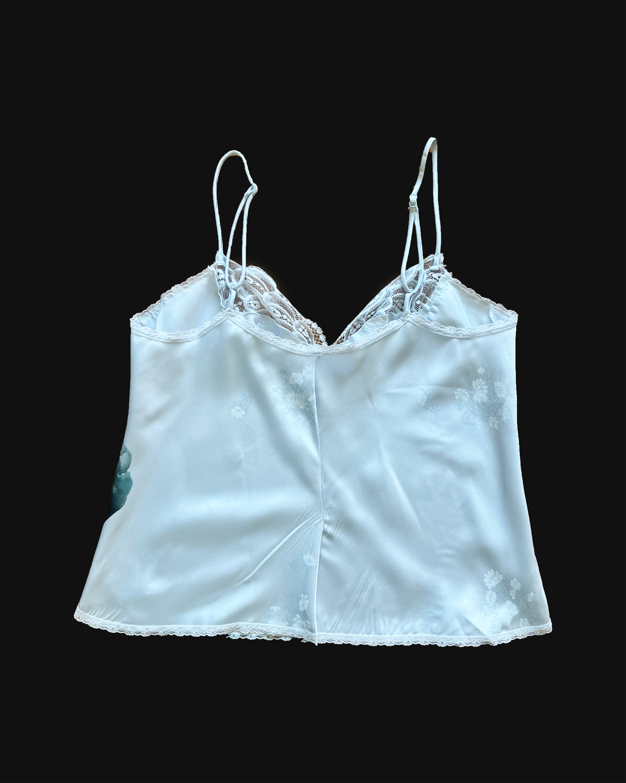 floral swan tank top