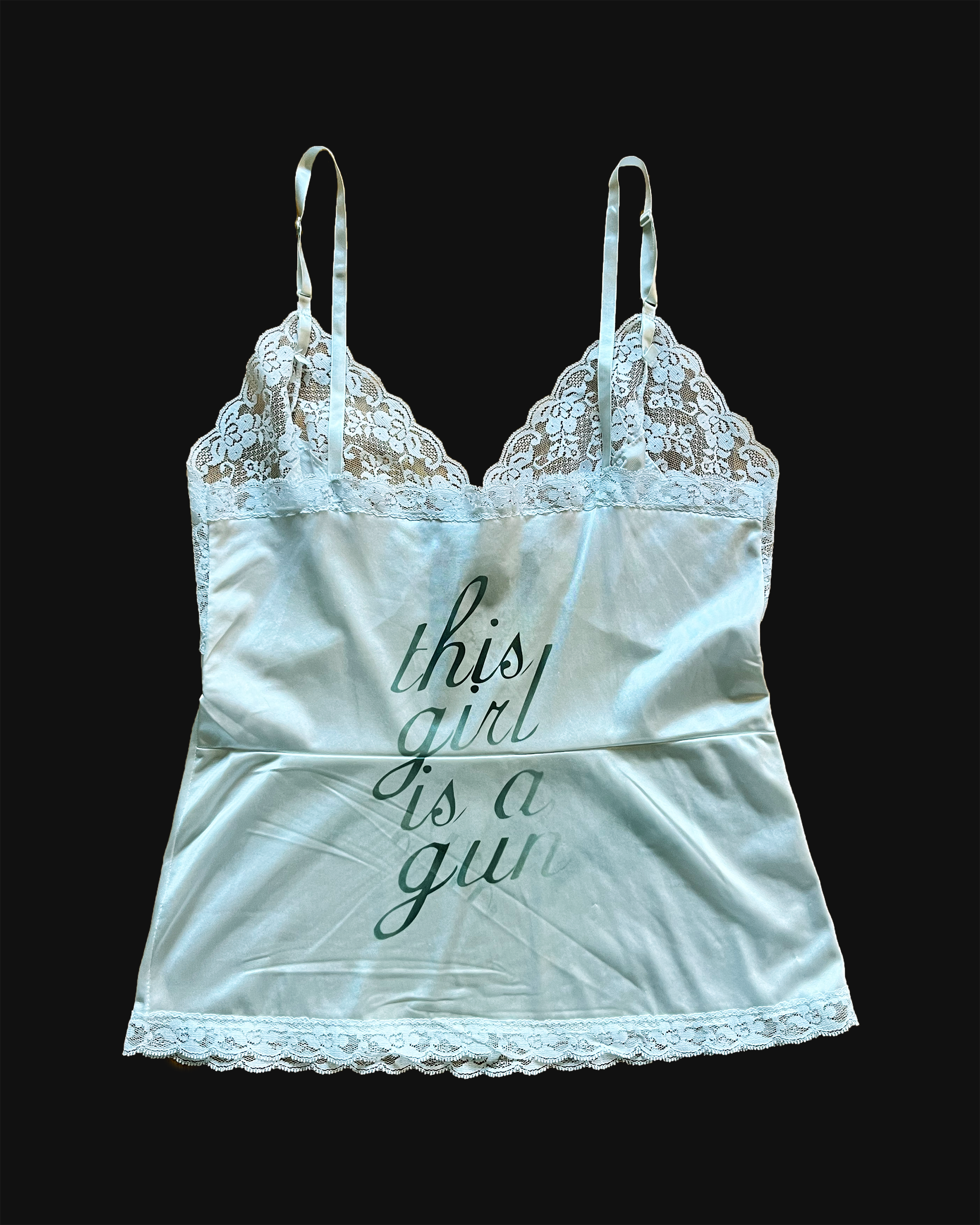 girl is a gun slip top