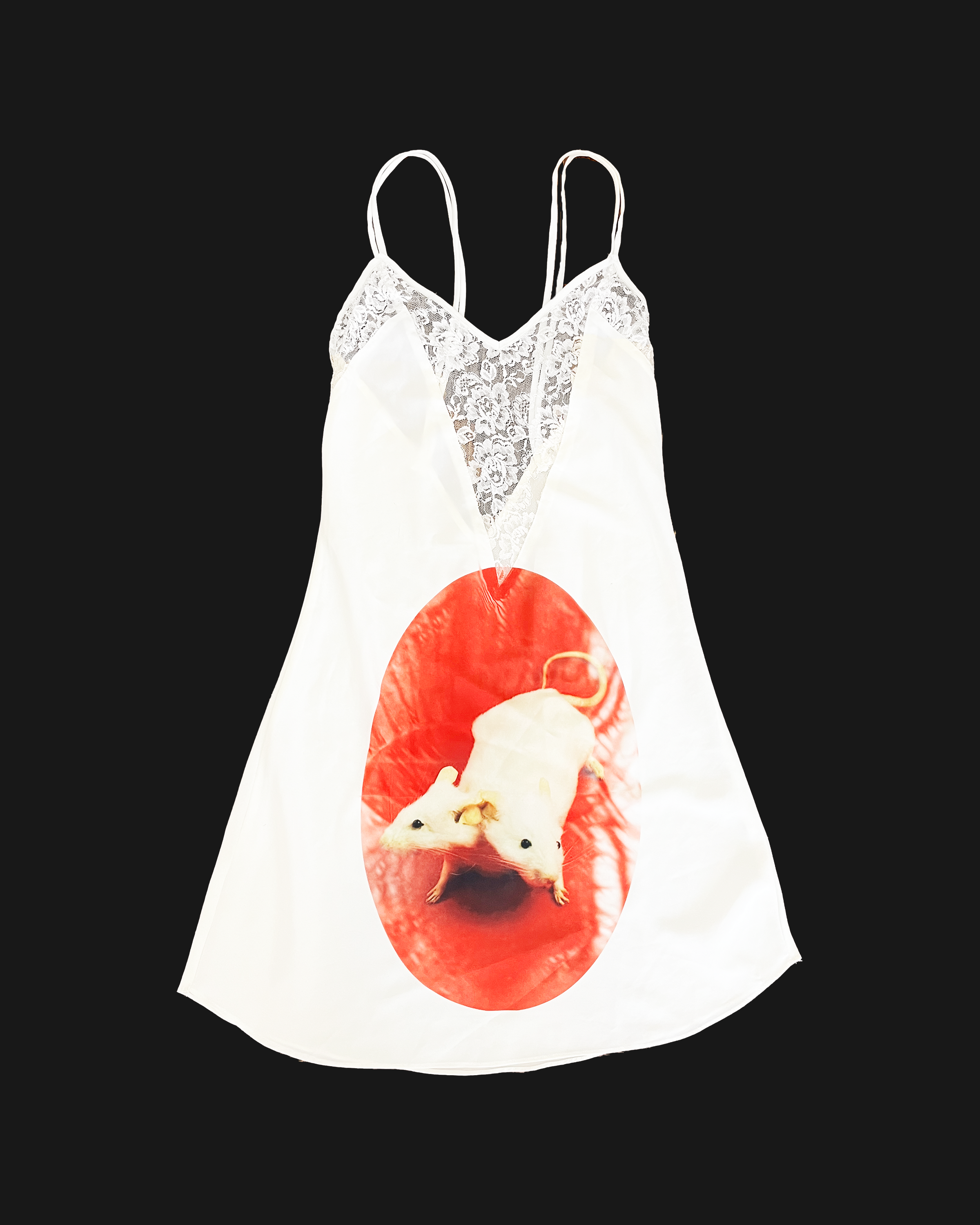 X SOFT RAT STUDIO two headed rat slip dress