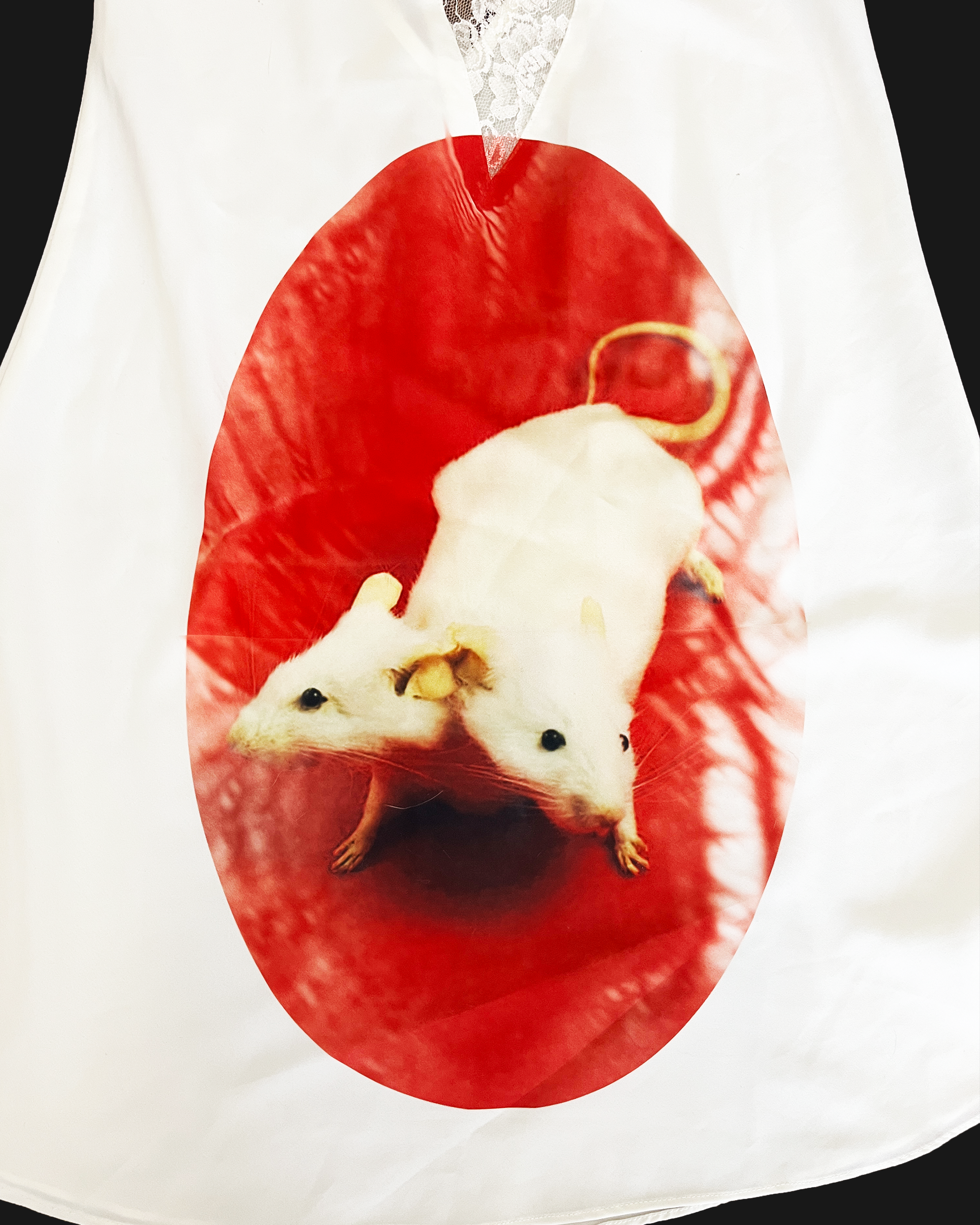 X SOFT RAT STUDIO two headed rat slip dress