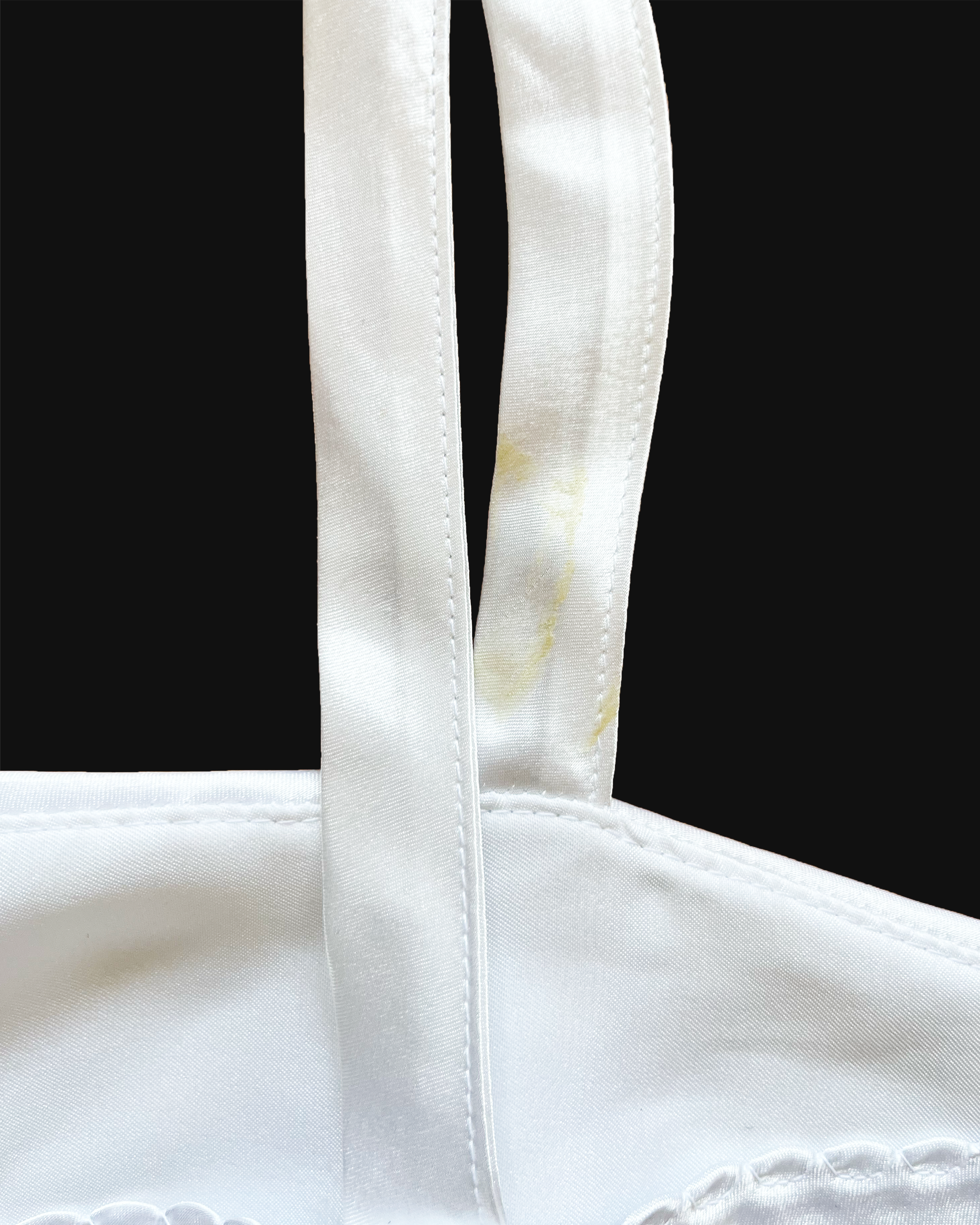 swan fold-over tank top